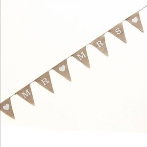 Wedding bunting (set of 2)
